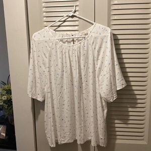 Loft Outlet Rayon Floral Blouse.  Size XL.